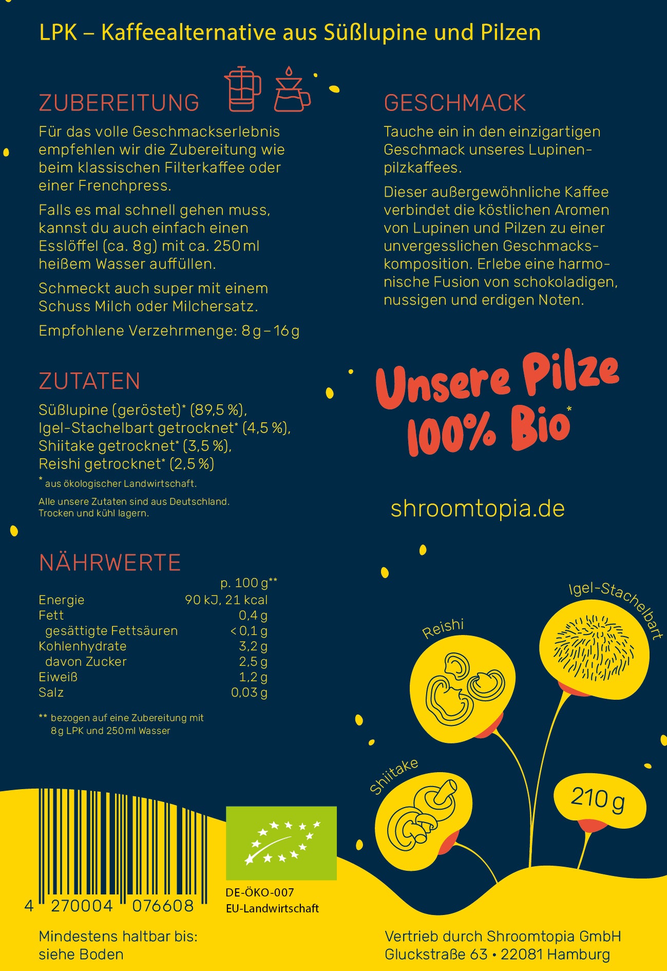 LPK - Lupinenpilzkaffee (BIO)